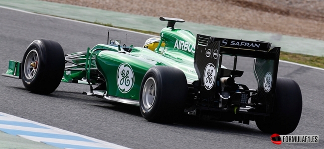 Caterham CT05, Test Jerez