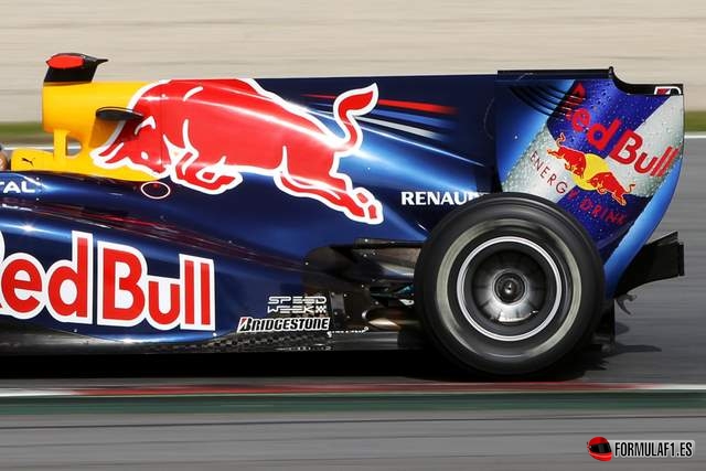 Difusor soplado en el Red Bull RB6