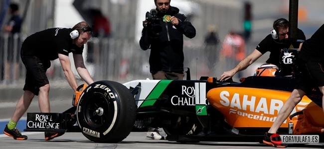 Force India Test Barein 2014