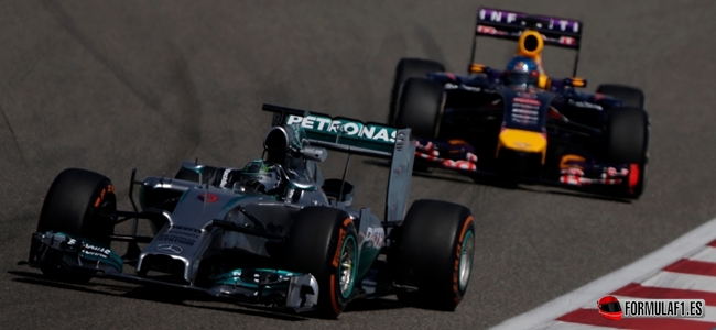 Mercedes, Red Bull, Bahrain Test 2014