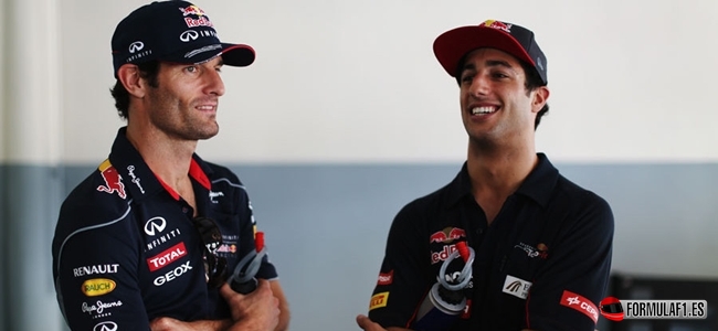 Webber, Ricciardo, F1