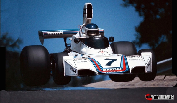 Brabham BT44 de 1975, con los colores de Martini