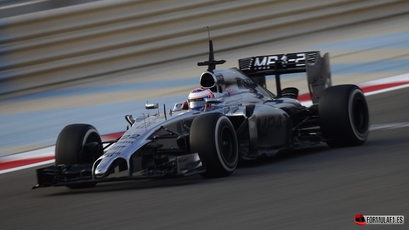 Jenson Button en Baréin 2014