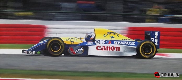 Alain Prost con el Williams en 1993