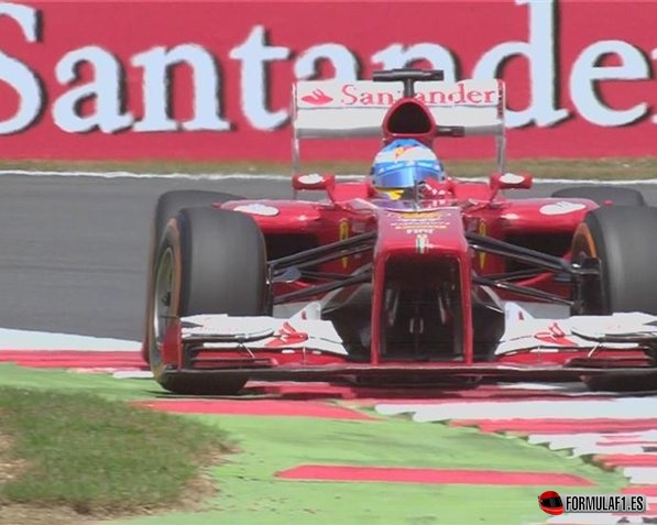 Fernando Alonso en Barcelona 2013