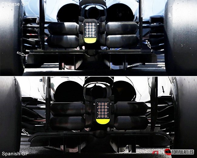 Difusor del McLaren en Barcelona 2014