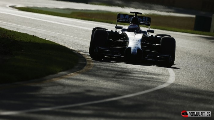 Jenson Button en Melbourne 2014