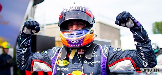 Daniel Ricciardo, GP Canadá 2014 victoria