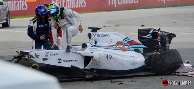 Felipe Massa, Canada's crash 2014