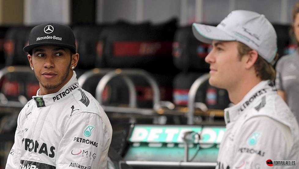 Lewis Hamilton y Nico Rosberg