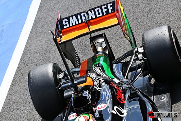 Force India en Alemania 2014