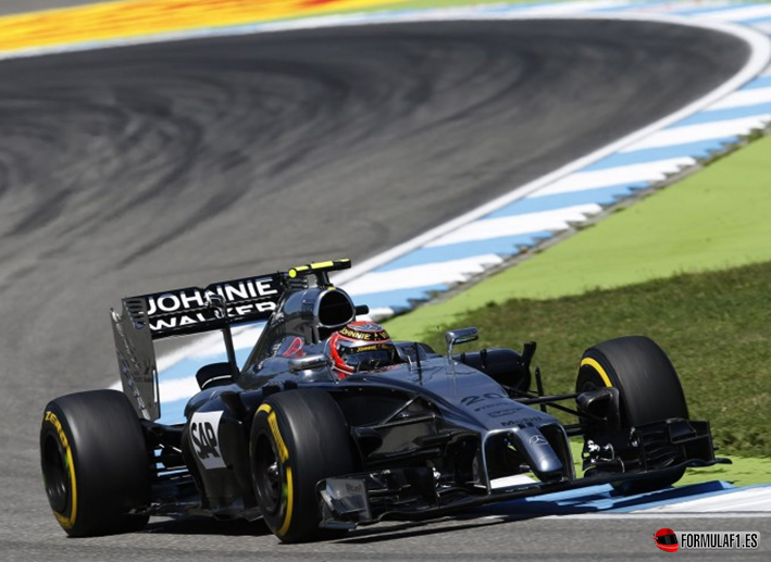 Magnussen. Calificación GP Alemania 2014