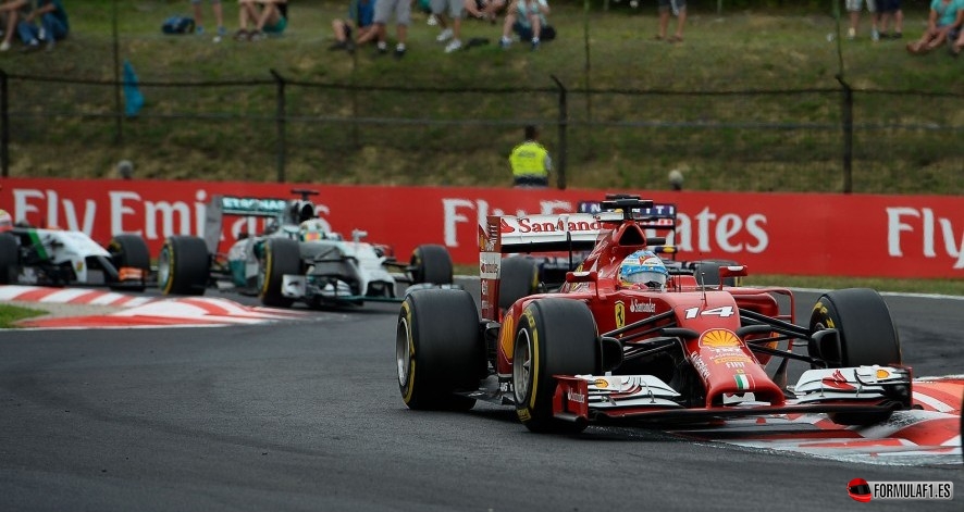 Fernando Alonso en Hungría 2014