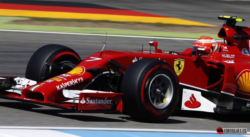 Kimi Räikkönen en Alemania 2014