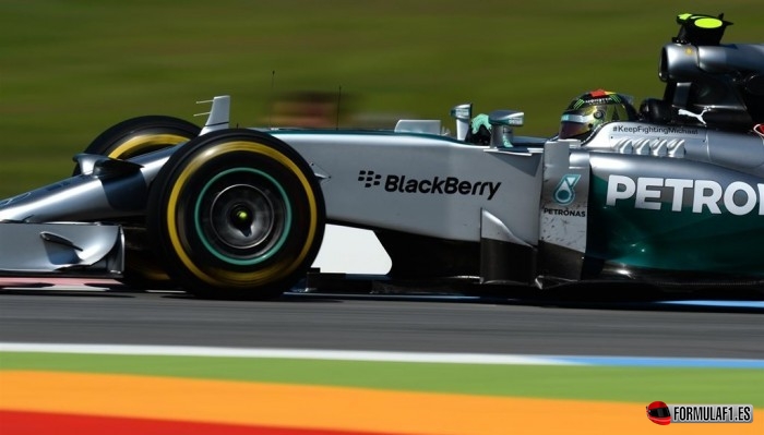 Nico Rosberg en el GP de Alemania 2014