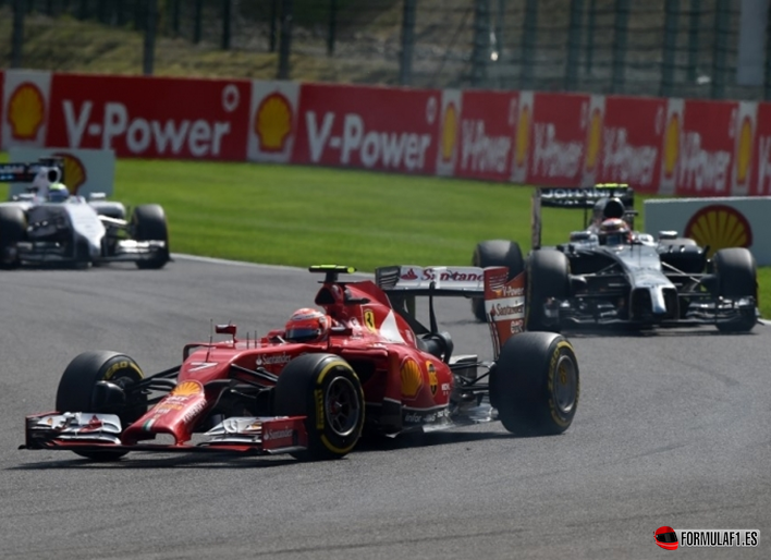 Raikkonen. GP Bélgica 2014