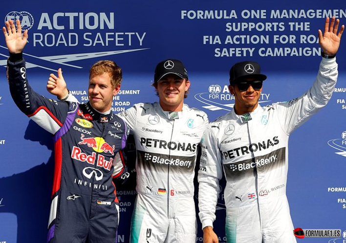 Rosberg consigue la Pole. GP Bélgica 2014