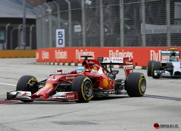Alonso el más rápido en Libres-3. GP Singapur 2014