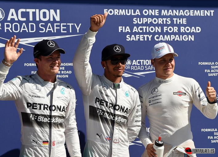 Hamilton y Rosberg mandan en Calificación. GP Italia 2014