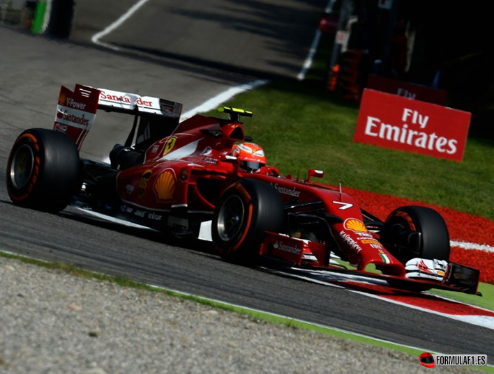 Raikkonen. Calificación GP Italia 2014