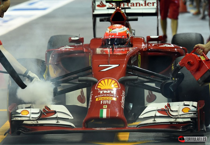 Raikkonen. Calificación GP Singapur 2014