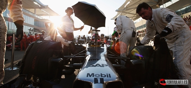 Button, Mclaren, Abu Dabi 2014