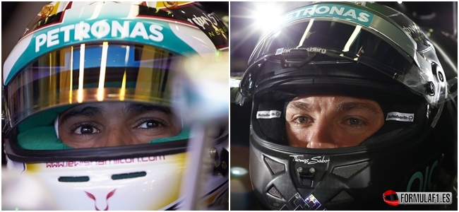 Hamilton vs Rosberg, F1 2014