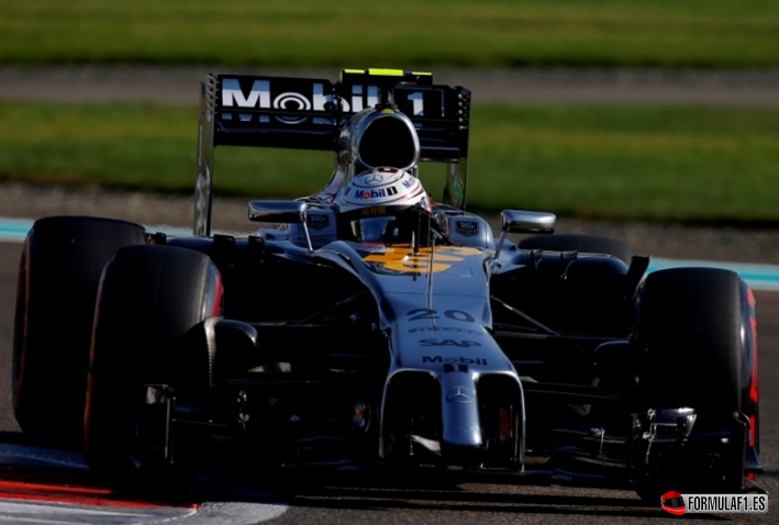 Magnussen. Calificación GP Abu Dabi 2014