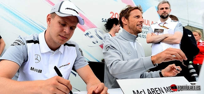 Magnussen, Button, McLaren 2014