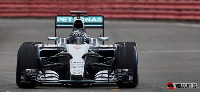 Nivco Rosberg, Mercedes, Shakedown Silverstone