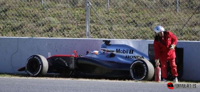 Fernando Alonso, McLaren, Test Barcelona 2015