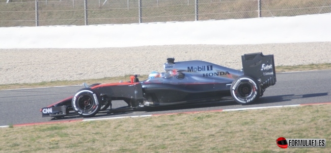 Fernando Alonso, McLaren, Test Barcelona 2014