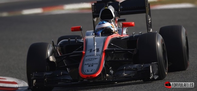 Fernando Alonso, McLaren, Test Barcelona 2014