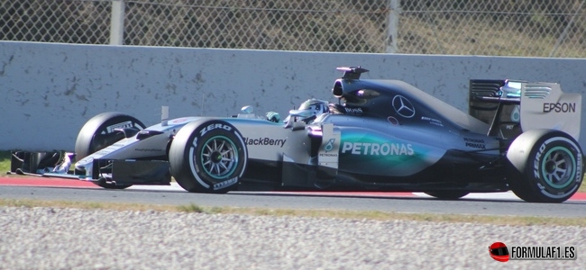 Nico Rosberg, Mercedes, Test Barcelona 2015