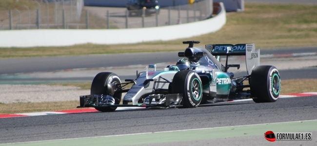 Nico Rosberg, Mercedes, Test Barcelona 2015