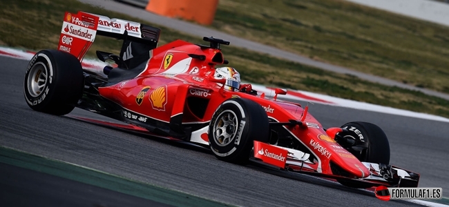 Vettel, Ferrari, Barcelona, Test