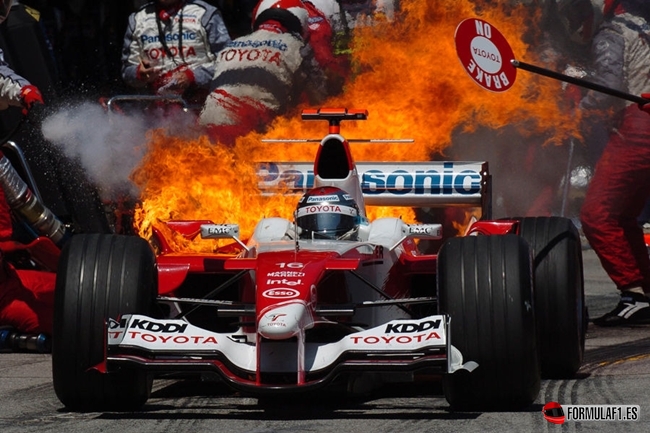 2005, F1 Toyota, Jarno Trulli