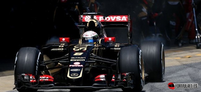 Romain Grosjean, Lotus, GP España 2015