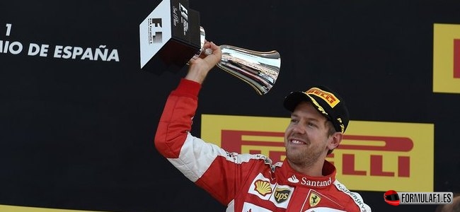 Sebastian Vettel, Ferrari, GP España 2015