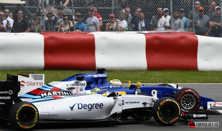 Massa y Ericsson. GP de Canadá 2015