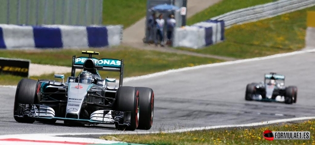 Rosberg, Hamilton, GP Austria 2015, F1