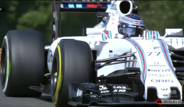 Bottas con neumáticos erróneos. GP Bélgica 2015