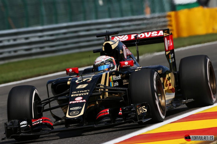 Grosjean. Calificación GP Bélgica 2015
