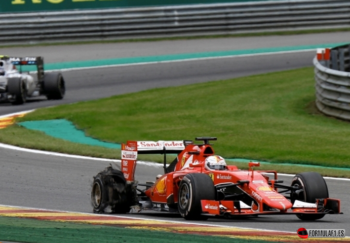 Vettel. GP Bélgica 2015