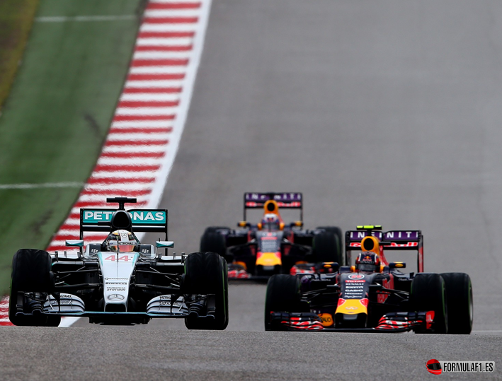 Red Bull contra Mercedes. GP de EE.UU. 2015
