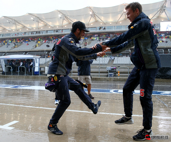 Ricciardo y Kvyat. Calificación GP EE.UU. 2015