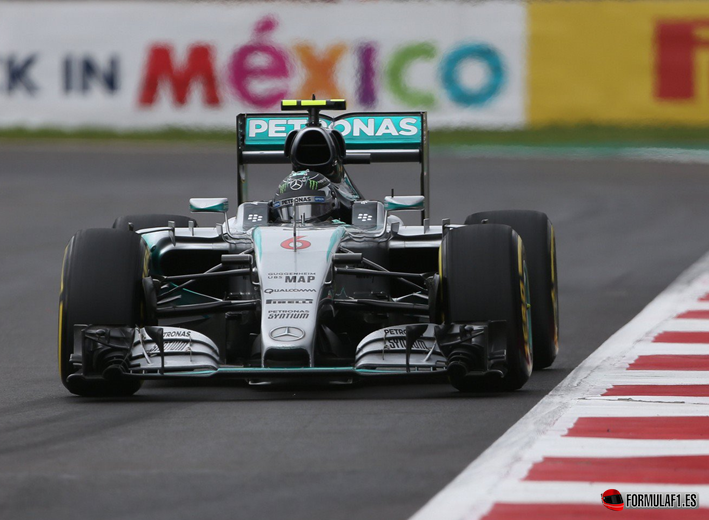 Rosberg lidera los Libres-3. GP México 2015