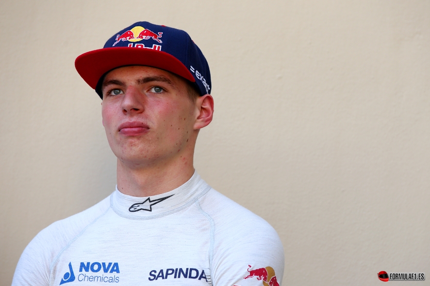 ABU DHABI, UNITED ARAB EMIRATES - NOVEMBER 29:  Max Verstappen of Netherlands and Scuderia Toro Rosso stands in the paddock before the Abu Dhabi Formula One Grand Prix at Yas Marina Circuit on November 29, 2015 in Abu Dhabi, United Arab Emirates.  (Photo by Mark Thompson/Getty Images) // Getty Images/Red Bull Content Pool // P-20151129-00299 // Usage for editorial use only // Please go to www.redbullcontentpool.com for further information. //
