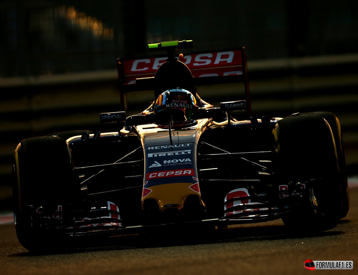 Sainz. Calificación GP Abu Dabi 2015