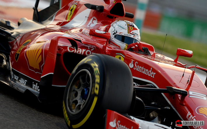 Vettel. GP. Abu Dabi 2015